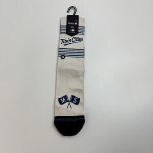 MLB Stance Casual baseball crew socks, Twin Cities, Minnesota Twins LARGE NWT